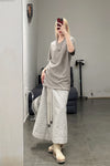 BORIS BIDJAN SABERI Apron WORKER1 F1603D Light Grey